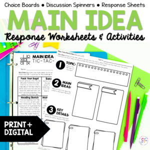 10 Engaging Reading Response Ideas for Upper Elementary