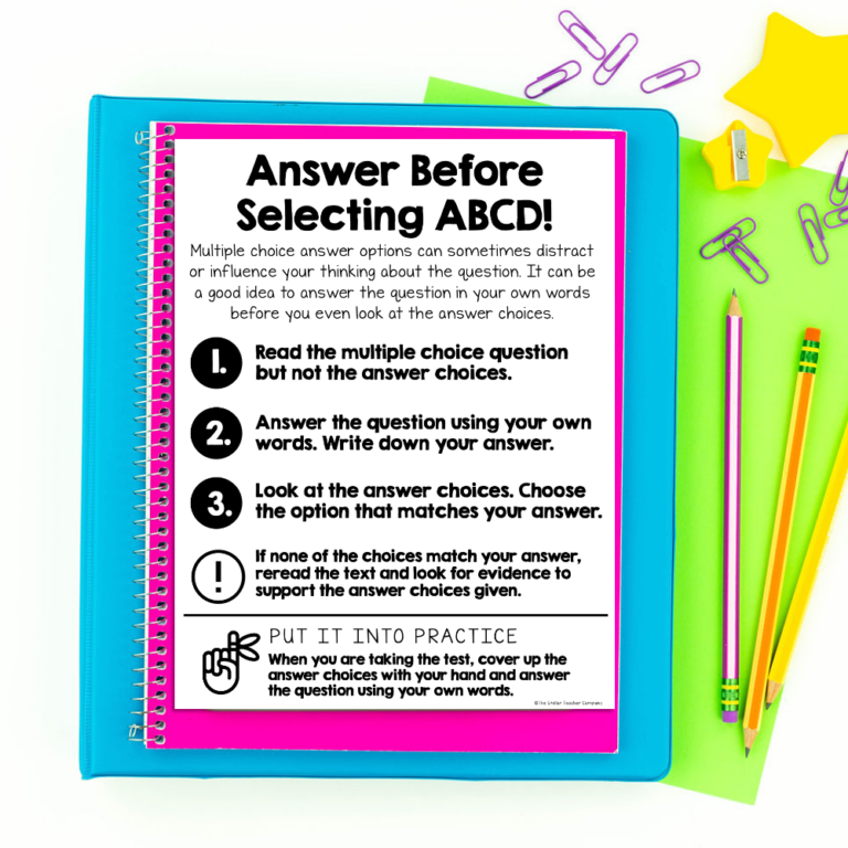 7 Test Taking Strategies for Elementary Students